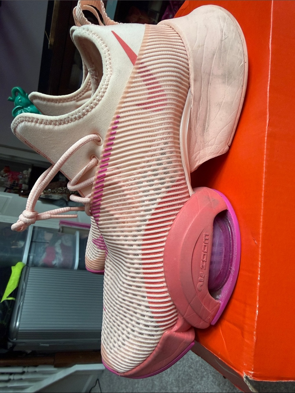 Nike Women’s Pink Gradient Slip-On Sneakers